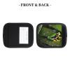 2 Packs Peace Tree Frogs Luggage Handle Wraps for Suitcase Comfort Soft Luggage Handle Covers for Travel view 4