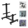 GUIAFUHYE Weight Plate Rack Tree, Weight Plate Rack Tree Bumper Plate Holder,Weight Tree Rack view 3