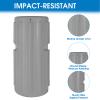 Dock Bumpers Fenders,Boat Dock Bumpers for Edge or Side,Marine Fender Guard,Vertical Protection,Soft Durable Construction,Includes Mounting Hardware,2Pack-Gray view 3