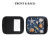2 Packs Starfish and Seashell Pattern Luggage Handle Wraps for Suitcase Comfort Soft Luggage Handle Covers for Travel view 4