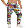 PIANHAUE Mens Sweatpants with Pockets Cartoon Graffiti Joggers for Men Casual Lounge Sport Track Pants with Drawstring 2XL view 2