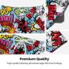 PIANHAUE Mens Sweatpants with Pockets Cartoon Graffiti Joggers for Men Casual Lounge Sport Track Pants with Drawstring 2XL view 4