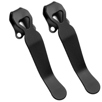 IGRIXLSD 2PCS Deep Carry Pocket Clip Fits for Griptillian Commander CQC, Custom Handmade Stainless Back Clip DIY Replacement