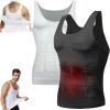 lunhaifi Wellook Compression Shirts,Mens Tummy Body Shaper Compression Vest,Mens Compression Shirt,Workout Tank Tops (TypeA,3XL) view 1