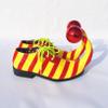 Oyolan Striped Clown Shoes Funny Circus Jester Shoes with Curved Point Jumbo Footwear for Women Men Red Yellow 43/265 view 2