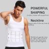 lunhaifi Wellook Compression Shirts,Mens Tummy Body Shaper Compression Vest,Mens Compression Shirt,Workout Tank Tops (Blue,M) view 2