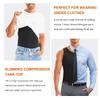 lunhaifi Wellook Compression Shirts,Mens Tummy Body Shaper Compression Vest,Mens Compression Shirt,Workout Tank Tops (Grey*2,2XL) view 4