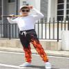 Boys Sweatpants Size 6 7 Spring Casual Loose Flame Kids Pants with Pocket Fall Outfits Size 7 Kids Red Fire Activewear Joggers Students Running Jogging Boys Clothes view 2