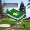 CoGolfing 2025 Grand Slam Golf Flag Mini, 8x6 Inch, Double-Sided Silk-Screened, Fade-Resistant 420D Nylon, Ideal for Backyard Practice Putting Green, 4-Pack view 4