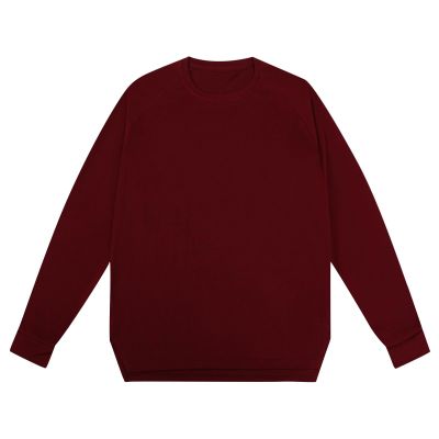 Men's Mesh Quick Dry Workout Shirts Athletic Long Sleeve Crewneck Lightweight Basic T-Shirt Rash Guard Swim Tee Tops Wine