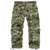 AKCARGO Cargo Pants for Men Casual Outdoor Relaxed Fit Camo Work Pants with 8 Pockets No Belt CP Camo 42 view 2