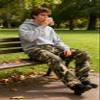 AKCARGO Cargo Pants for Men Casual Outdoor Relaxed Fit Camo Work Pants with 8 Pockets No Belt M Camo 32 view 2