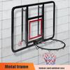 GFLCWYP 35.4 Inch Wall Mounted Basketball Backboard, Adjustable-Height Backboard and Rim Combo, Outdoor Wall Mount Basketball Hoop Fit Most Slanting Roofs view 4