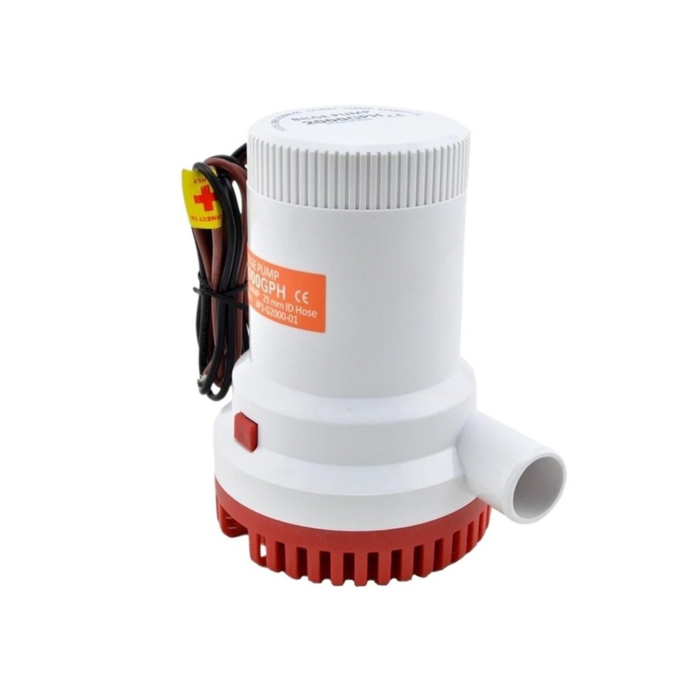 2000gph Boat Bilge Pump 24v High Pressure Bilge Pump 24 V DC 12v Rules Hydro 2000 Gph 12 Volt Accessories Marine(24v pump 2000GPH)