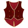 Nikiikoo Kids Boys Medieval Renaissance Steampunk Vest Tailcoat Victorian Vintage Waistcoat Velvet Jackets Red 16 Years view 1