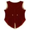 Nikiikoo Kids Boys Medieval Renaissance Steampunk Vest Tailcoat Victorian Vintage Waistcoat Velvet Jackets Red 16 Years view 2