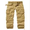 AKCARGO Cargo Pants for Men Casual Outdoor Relaxed Fit Camo Work Pants with 8 Pockets No Belt Khaki 36 view 1