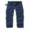 AKCARGO Cargo Pants for Men Casual Outdoor Relaxed Fit Camo Work Pants with 8 Pockets No Belt Royal Blue 36 view 1