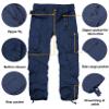 AKCARGO Cargo Pants for Men Casual Outdoor Relaxed Fit Camo Work Pants with 8 Pockets No Belt Royal Blue 36 view 3