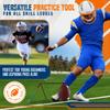Trailblaze True Strike Pro Football Kicking Tee - Ultimate Football Tee Compatible with All Ball Sizes, Bonus Goal Kicking Tracker, Field Goal Football Holder (Red, White & Blue Stars) view 2