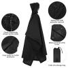 Lixada Hooded Rain Poncho Waterproof Raincoat Jacket Reusable, Multi Use Rip Stop Lightweight Rain Coat for Men Women Adults view 3