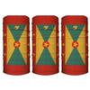 3 Grenada Flag Bandanas, Multifunctional Neck Gaiter Balaclava Face Mask, Soft Sun Protection Moisture Absorbent and Quick Drying, Grenada Tourist Bandana for Riding Hiking Fishing Camping view 1