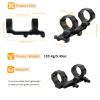 FOCUHUNTER 34mm Scope Mount, Cantilever Picatinny Scope Mount Fit 21mm Picatinny Rail, 1.62 inch Center Height, Slim Profile Offset Dual Ring One-Piece Mount for 34mm Diameter Scope Tube, Aluminum view 2