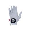 AMERICAN GENTLEMAN GOLF 100% Cabretta Leather Golf Glove, Non-Slip Grip, Soft Pure White Ventilated Men's Glove for Comfort, Breathability, Secure & Adjustable Fit - (Left Hand, Medium) view 1