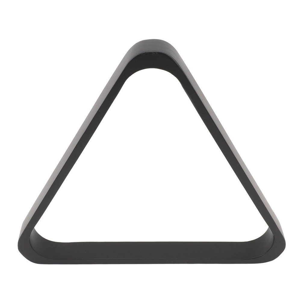 Keenso Pool Table Balls Rack, Pool Table Balls Rack Wooden 57.2mm 9 Ball Billiard Triangle for Snooker Accessories Black