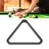 Keenso Pool Table Balls Rack, Pool Table Balls Rack Wooden 57.2mm 9 Ball Billiard Triangle for Snooker Accessories Black view 2