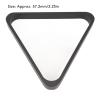 Keenso Pool Table Balls Rack, Pool Table Balls Rack Wooden 57.2mm 9 Ball Billiard Triangle for Snooker Accessories Black view 4