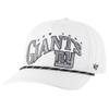 47 Men's White New York Giants Wave Speckle Hitch Rope Adjustable Hat view 1