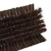 Billiard Table Brush, 3 Sided Horse Hair Cleaner Pool Table Wood Handle for Corners Edges Home Game Room Commercial Maintenance view 3