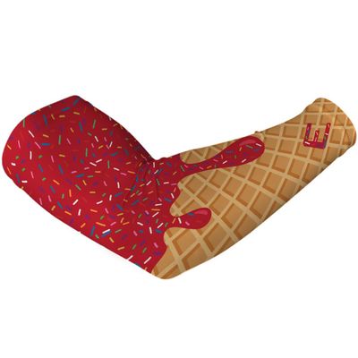 Elite Athletic Gear Ice Cream Compression Arm Sleeves - Youth & Adult Sizes - 13 Color Options - Sports & Fitness - Sold Individually (Red, Adult XXL)