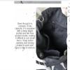 Ladies Black Silver spring summer autumn light weight small nylon shoulder star bijou strap Tote Bag 2WAY glitter lucky star light lac. Kira star bag Black Silver view 4