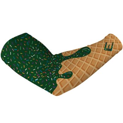 Elite Athletic Gear Ice Cream Compression Arm Sleeves - Youth & Adult Sizes - 13 Color Options - Sports & Fitness - Sold Individually (Green, Youth)