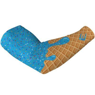 Elite Athletic Gear Ice Cream Compression Arm Sleeves - Youth & Adult Sizes - 13 Color Options - Sports & Fitness - Sold Individually (Blue, Adult S/M)