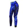 Blue Octopus with Glowing Tentacles Sea Workout Leggings for Women High Waisted Tummy Control Yoga Pants Soft Biker Pants L view 4