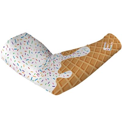Elite Athletic Gear Ice Cream Compression Arm Sleeves - Youth & Adult Sizes - 13 Color Options - Sports & Fitness - Sold Individually (White, Adult XXL)