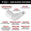 Elite Athletic Gear Ice Cream Compression Arm Sleeves - Youth & Adult Sizes - 13 Color Options - Sports & Fitness - Sold Individually (Pink, Adult XXL) view 3