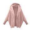 Womens Oversized Hooded Winter Coats Fleece Fuzzy Sherpa Jackets Casual Warm Long Sleeve Open Front Cardigan Overcoat view 1