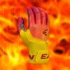 Easton | Adult Walk-Off Ethos Baseball Batting Gloves | Fire | L view 2