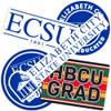 Desert Cactus Elizabeth City State University Sticker ECSU Vikings Sticker Vinyl Decals Laptop Water Bottle Car Scrapbook (T2-HBCU B) view 1