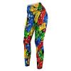 Gummy Bear Candy Workout Leggings for Women High Waisted Tummy Control Yoga Pants Soft Biker Pants L view 4
