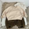 Betadog Toddler Girl's Boy's Cotton Crewneck Sweatshirt Long Sleeve Casual Pullover Shirts Tops (Khaki, 6-7 Years) view 2