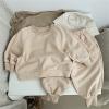 Betadog Toddler Girl's Boy's Cotton Crewneck Sweatshirt Long Sleeve Casual Pullover Shirts Tops (Khaki, 6-7 Years) view 4