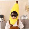 Eioflia Banana Costume, Festival Costume Caps Kids Adult Unisex Funny Banana Hat Yellow Novelty Fancy Dress Party Decor Head Accessory view 3