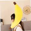 Eioflia Banana Costume, Festival Costume Caps Kids Adult Unisex Funny Banana Hat Yellow Novelty Fancy Dress Party Decor Head Accessory view 4