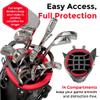Emerald Isle 14 Way Full Length Divider Golf Bag Stand, Heavy Duty Carry Bag with Rain Hood, Multiple Pockets, Padded Handle and Strap, Lightweight Golf Bag for Men and Women view 4