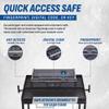 Guard The Line Tac Tower, Police Gear Rack with Biometric Safe, Vest Hanger view 3